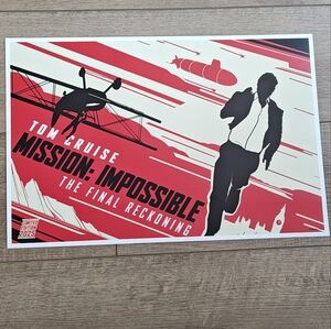 Limited Edition Mission Impossible Movie Poster